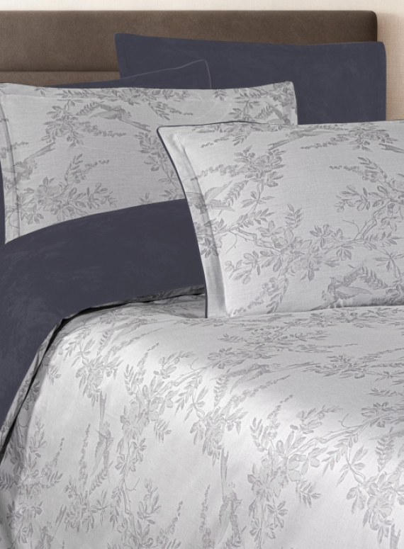 Постільна білизна Merida Grey La Romano premium сатин Євро 200×220