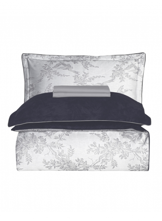 Постільна білизна Merida Grey La Romano premium сатин Євро 200×220