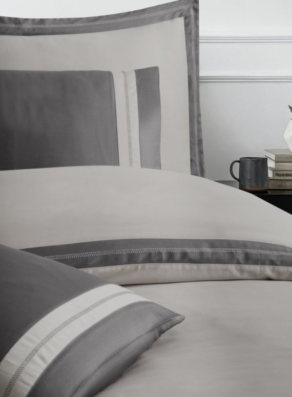 Постільна білизна Alara Ash La Romano premium сатин Євро 200×220