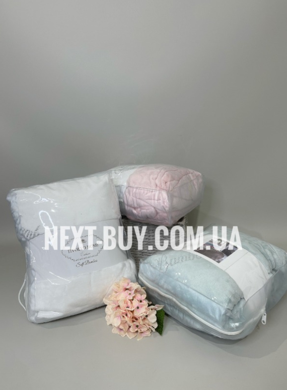 М'який плед Tivolyo Home Favo Soft yesil Туреччина полуторний 160х220