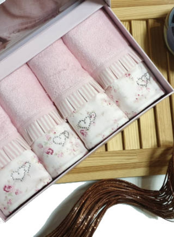 Набор полотенец Maison Dor Roses pink-rose 30х50