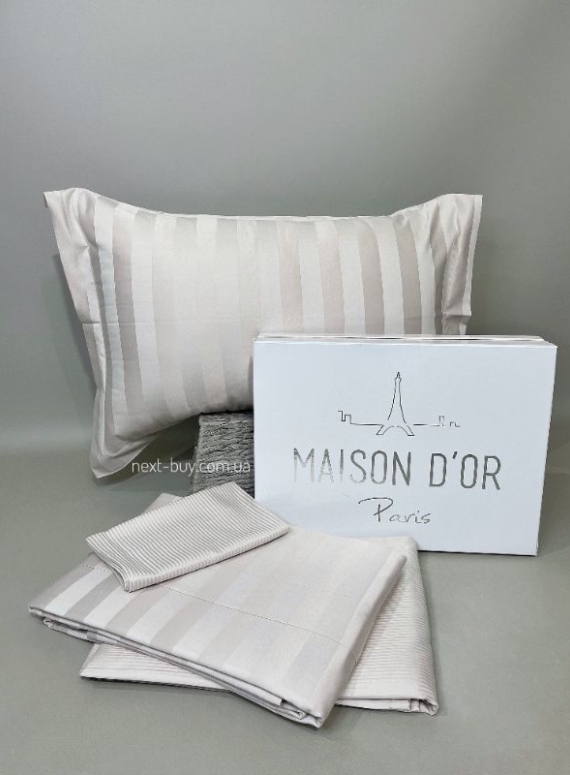 Бамбукова постільна білизна Maison D'or Fous Linens Set Stone 200x220см