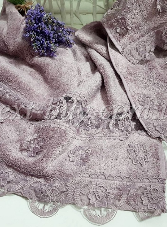 Набір бамбукових рушників Maison D'or  Intensive 3шт темно-фіолетовий