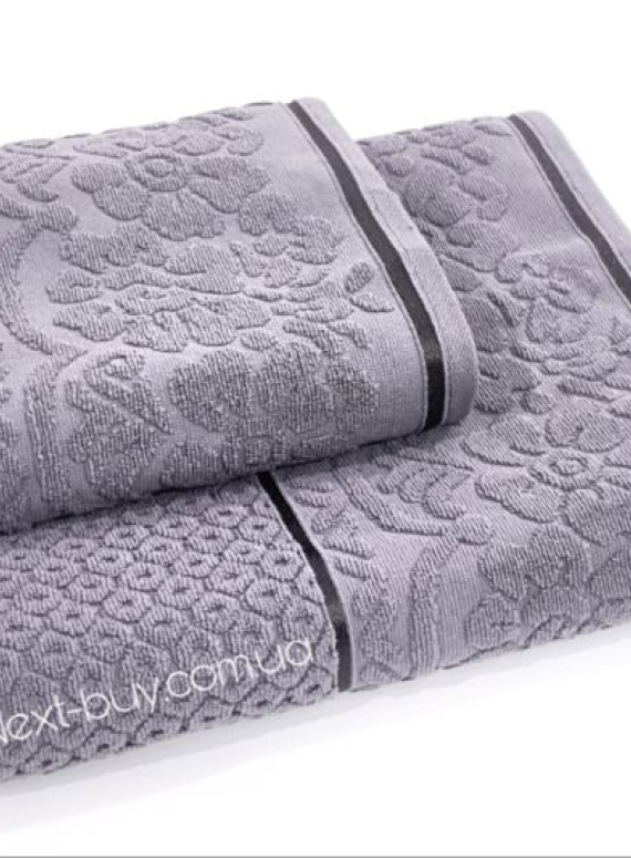 Махровое полотенце для лица Cestepe Dore 50х90 фиолетовое Турция