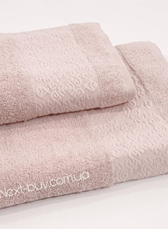 Махровое полотенце для бани Cestepe Regnum Athena грязно-розовое 70х140 Турция