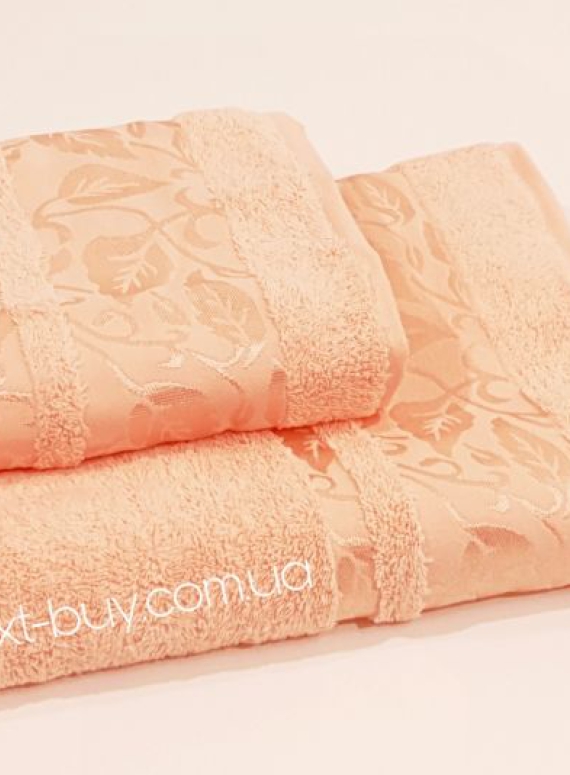 Махровое полотенце для бани Cestepe Yesim 70х140 персиковое Турция
