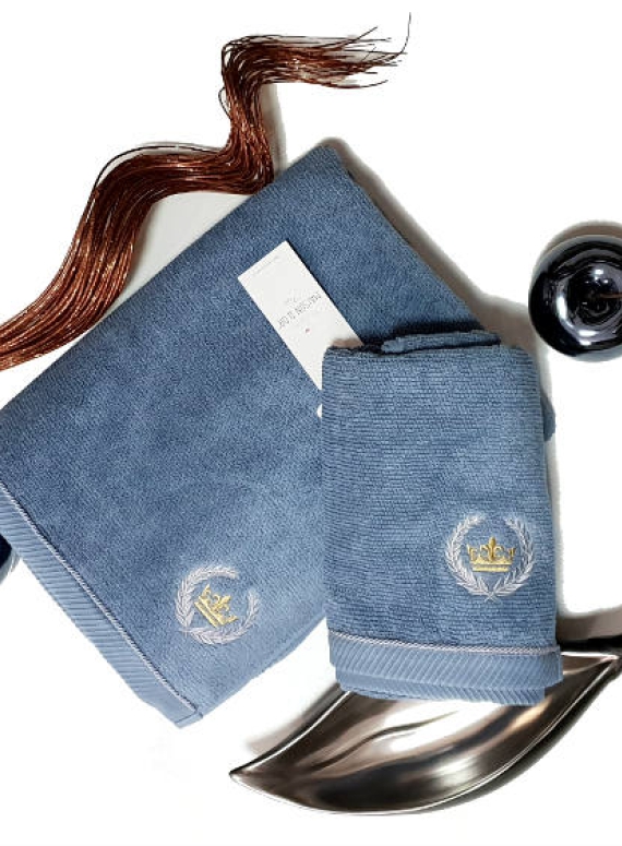 Maison D'or Pierre Loti рушник для обличчя махра блакитний