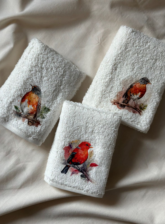 Набір кухонних рушників Merzuka Birds 3шт. 30х50см