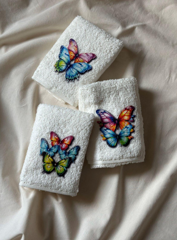 Набір кухонних рушників Merzuka Butterflies 3шт. 30х50см