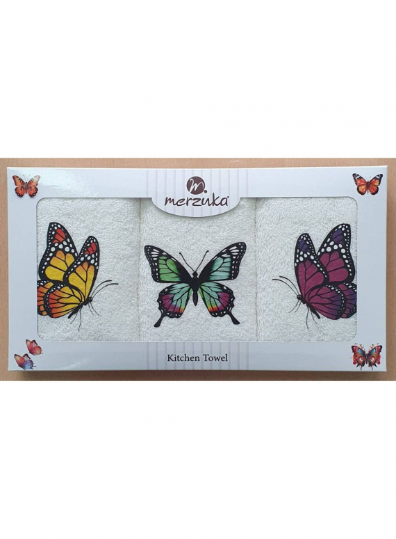 Набір кухонних рушників Merzuka Metelyky 3шт. 30х50см