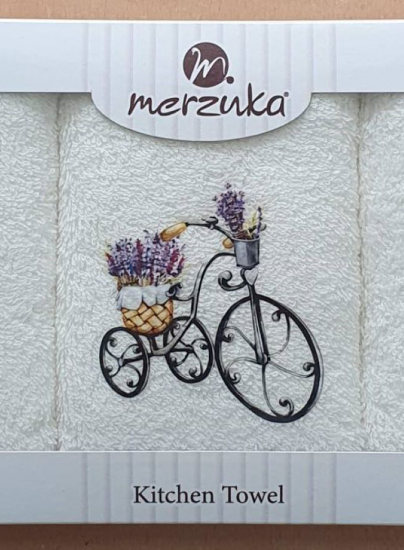 Набір кухонних рушників Merzuka Sprigs of lavender 3шт. 30х50см