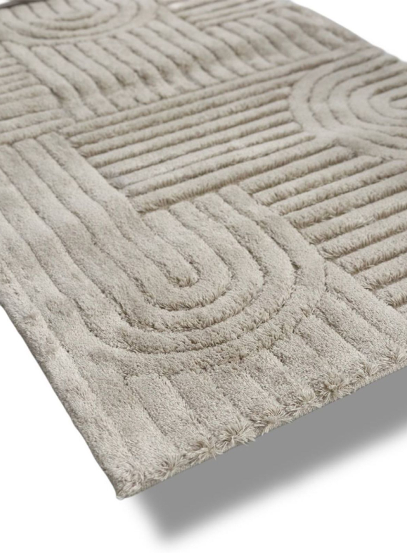 Набір натуральних килимків для підлоги Babil Bej 2шт. 40x60 + 60x100 см Туреччина