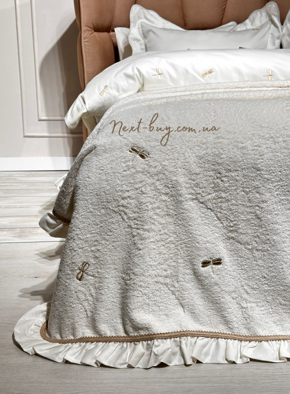 Maison D`or Les Azzures ecru-beige Bed Cover махровое покрывало 160х240