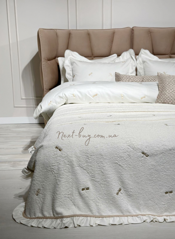 Maison D`or Les Azzures ecru-beige Bed Cover махровое покрывало 220х240
