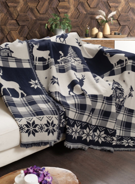 Плед Deer Eclipse бавовняний 220х240 Туреччина