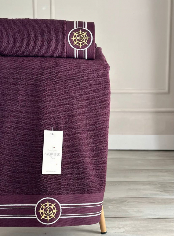 Maison D´or Elegance Marine рушник для обличчя махра бордо