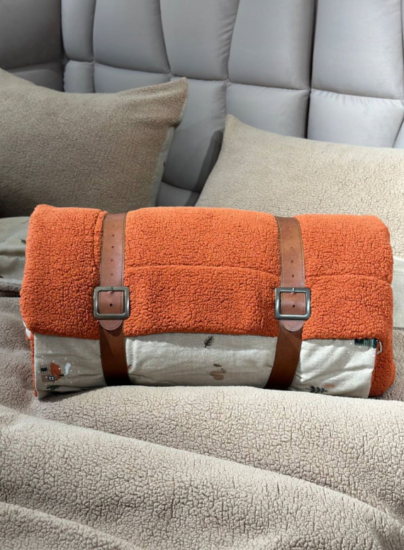 Зимовий комплект постільної білизни двосторонній Wooden Kiremit євро Туреччина