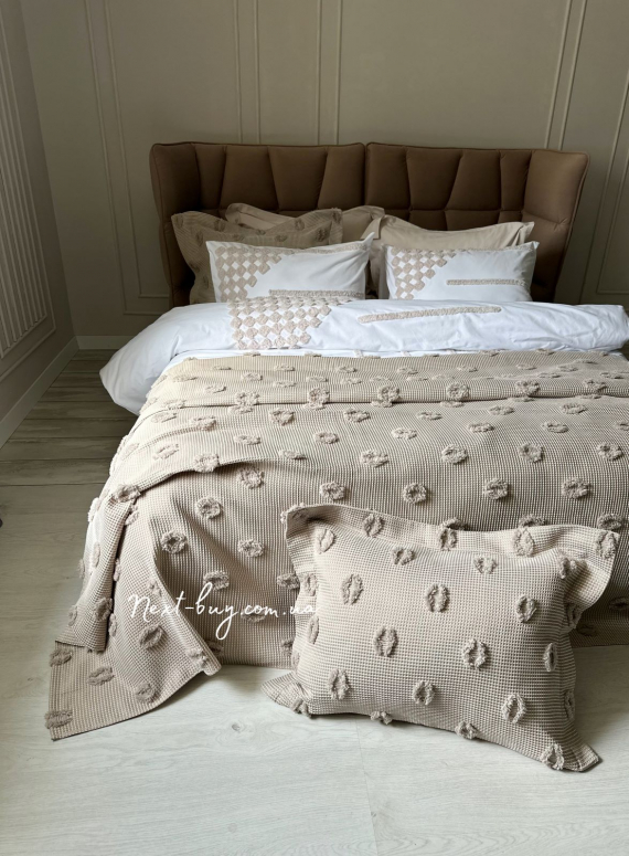 Легке покривало-піке Pepper Home Lena 270х260 Туреччина