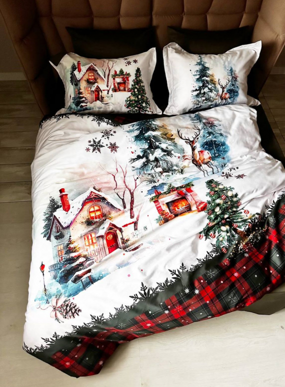 Постільна білизна First choice Tessa 3D Satin евро 200х220