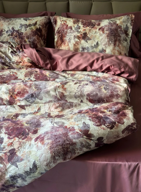 Постільна білизна Saheser Angelo gul kurusu євро 200х220 сатин