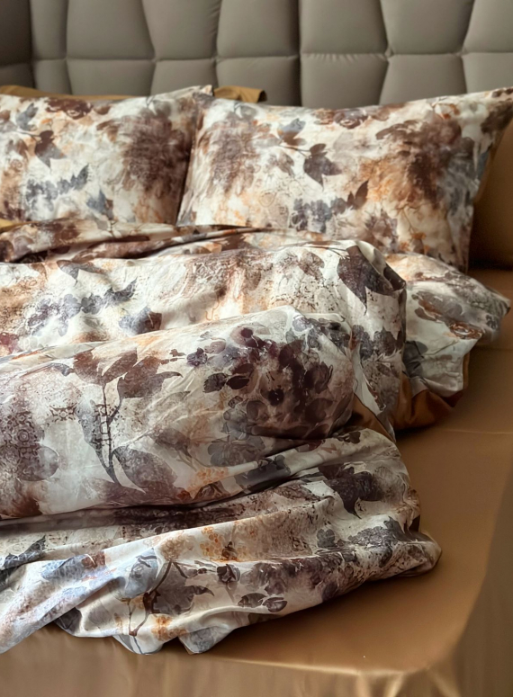 Постільна білизна Saheser Angelo hardal євро 200х220 сатин