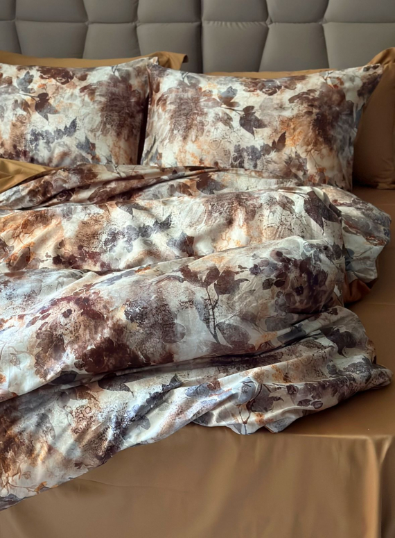 Постільна білизна Saheser Angelo hardal євро 200х220 сатин