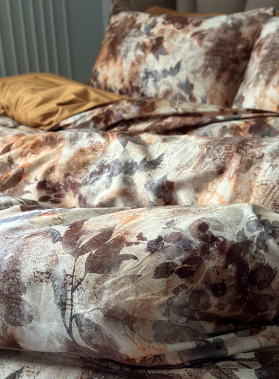 Постільна білизна Saheser Angelo hardal євро 200х220 сатин