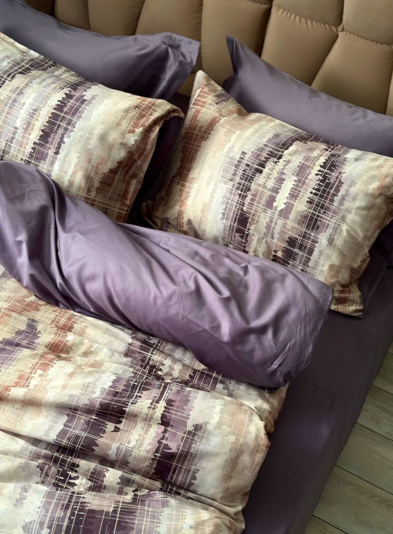 Постільна білизна Saheser Mateo євро 200х220 сатин