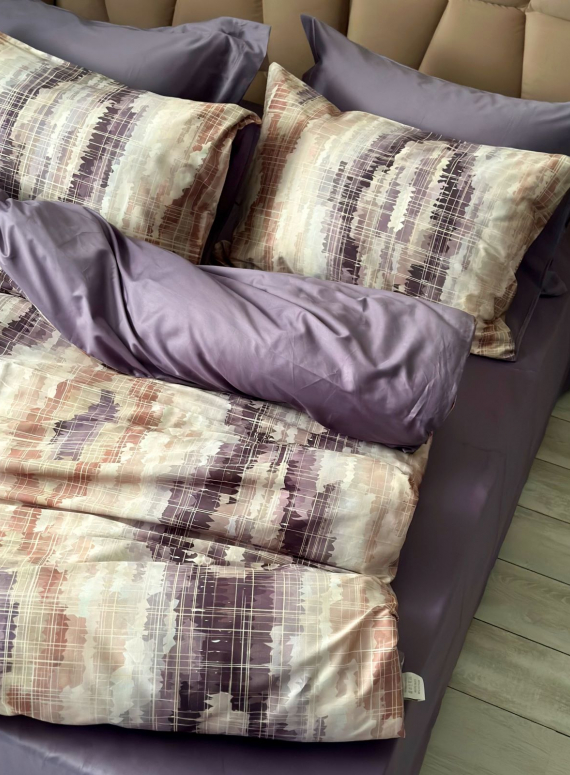 Постільна білизна Saheser Mateo євро 200х220 сатин