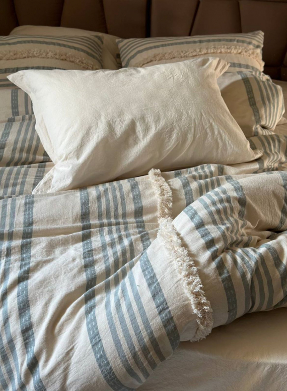 Постельное белье Saheser Nidus green евро 200х220