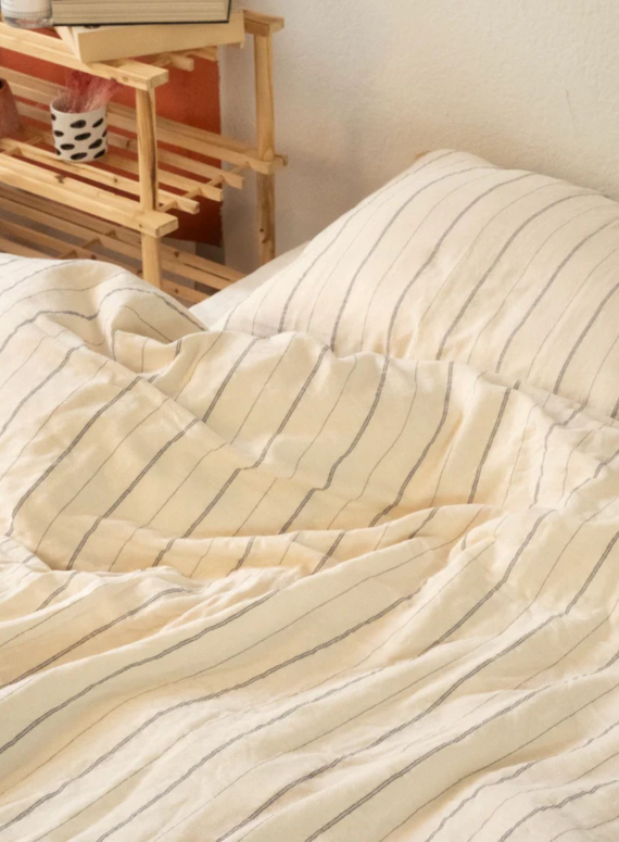 Постільна білизна Tommy Light 200x220 з вареної бавовни