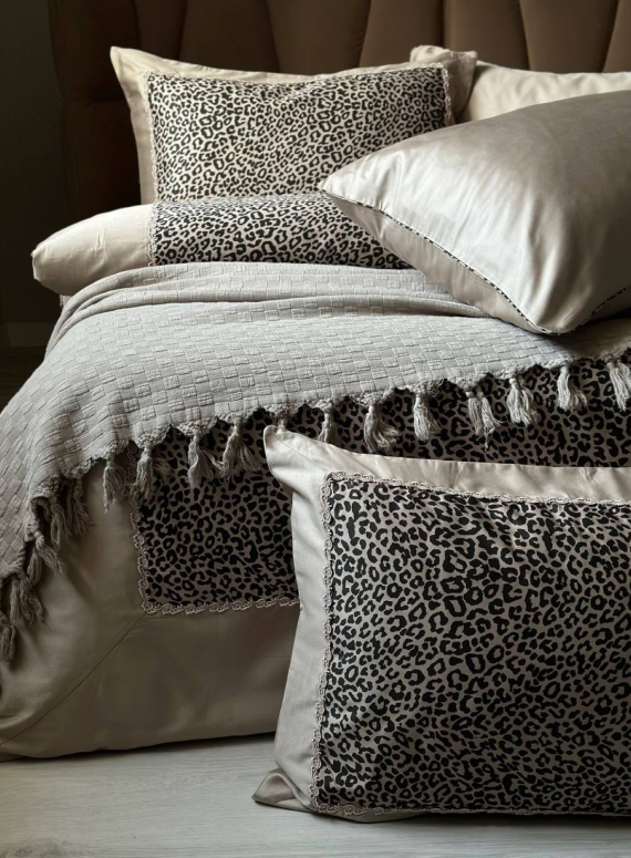 Постільна білизна Maison D'or Esperanza 200x220см сатин з мереживом