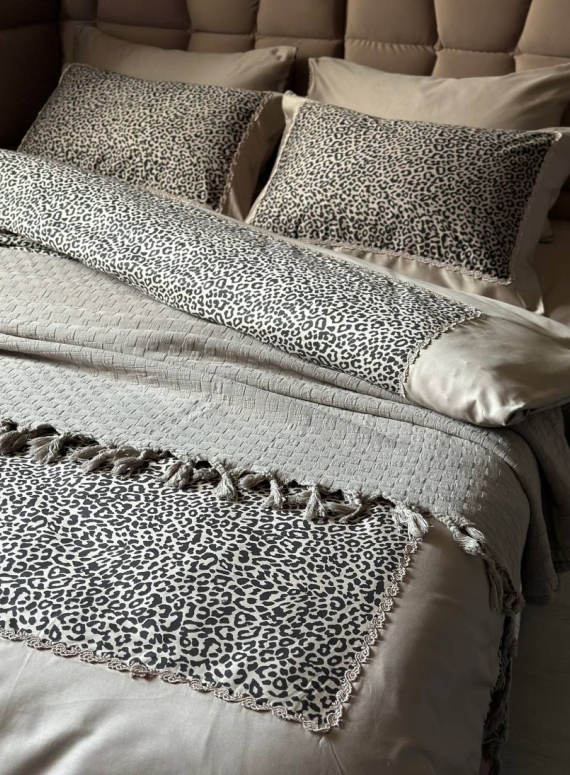 Постільна білизна Maison D'or Esperanza 200x220см сатин з мереживом