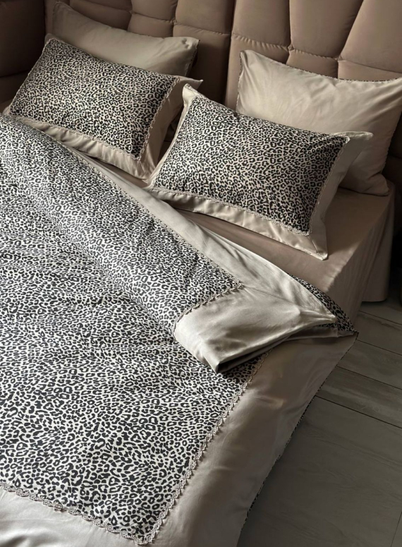 Постільна білизна Maison D'or Esperanza 200x220см сатин з мереживом