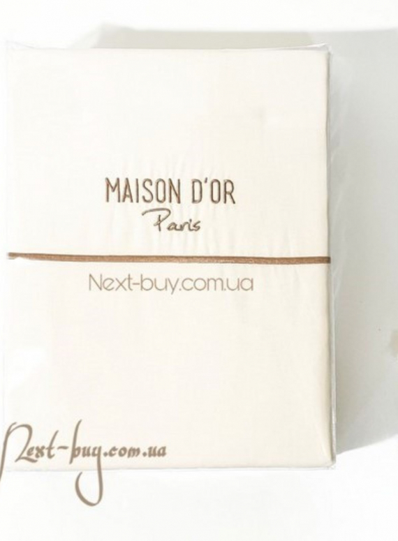 Maison Dor Spring Embroidery duvet cover set krem однотонна постільна білизна 200х220