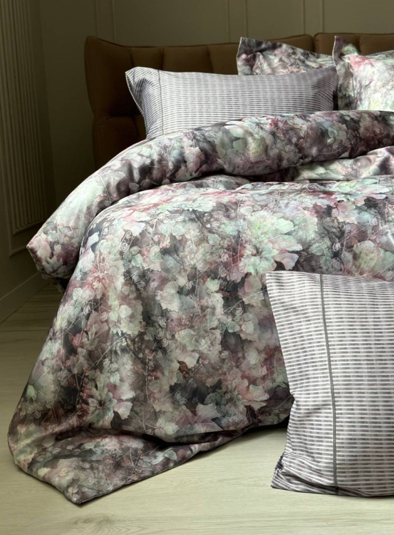 Постільна білизна Maison D'or Yolanda Light Purple євро 200х220 тенсел