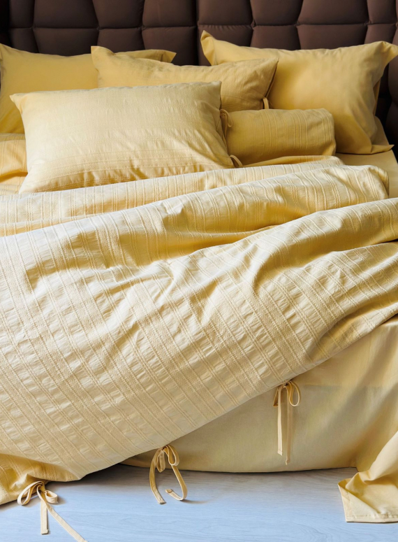 Постільна білизна Saheser Lucca sari євро 200х220 jacquard