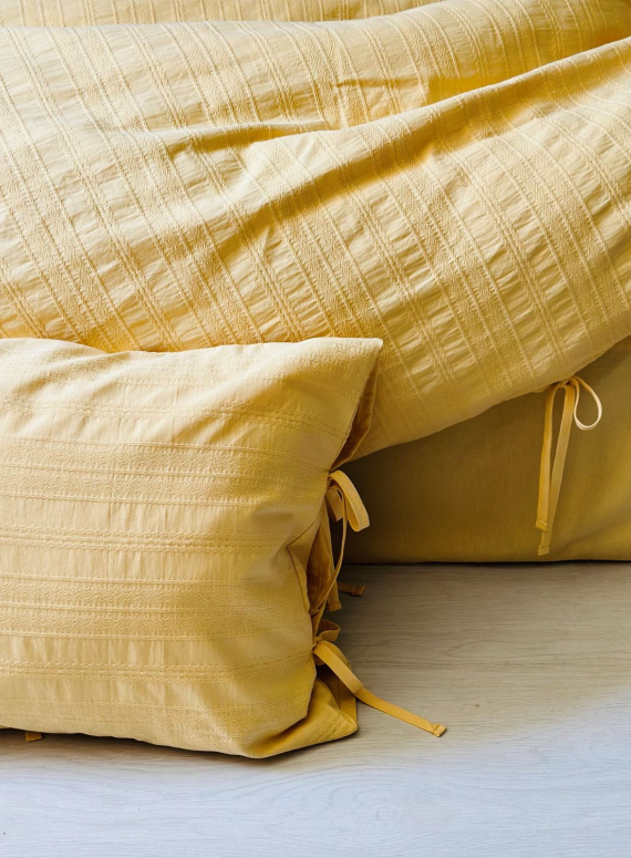 Постільна білизна Saheser Lucca sari євро 200х220 jacquard