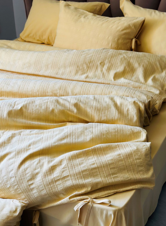 Постільна білизна Saheser Lucca sari євро 200х220 jacquard