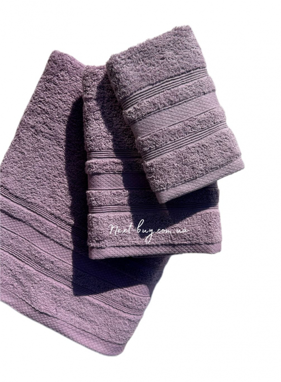 Махровое полотенце для бани ADA 70х140 лавандовый Турция