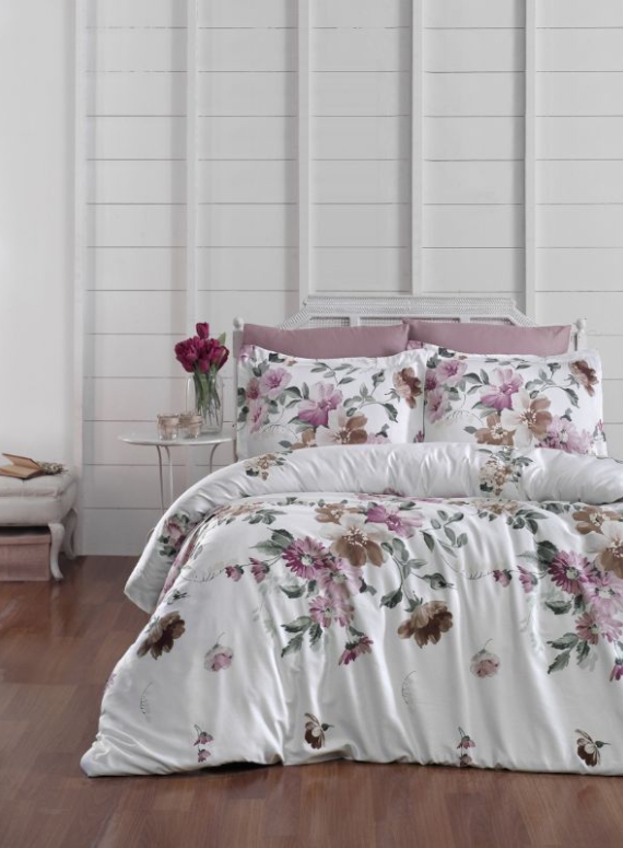 First Choice Serra powder постільна білизна сатин полуторний 160х220