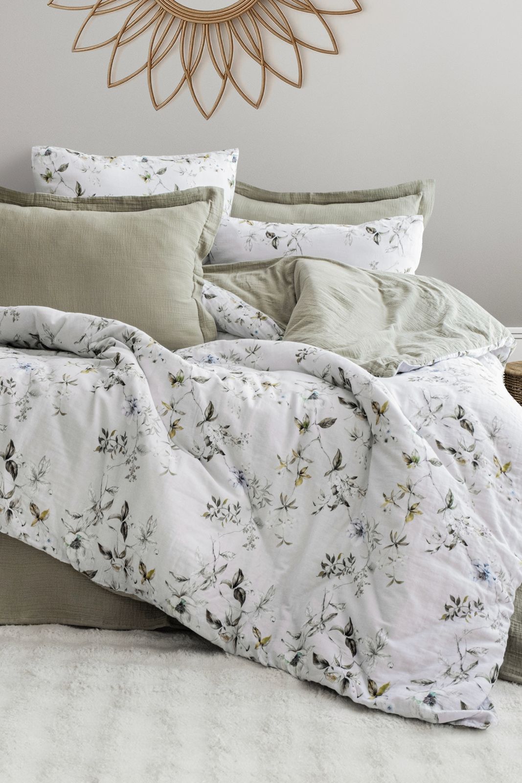 Постільна білизна Saheser Lusso Grazia євро 200х220 jacquard
