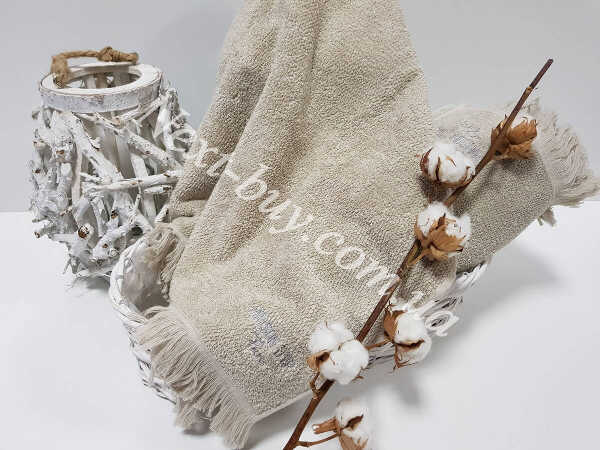 Махровий рушник Maison D'or Marsel 50х100см бежевий