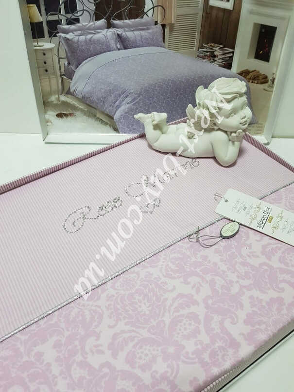Постільна білизна Maison D'or Rose Marine Pembe 200x220см сатин із стразами