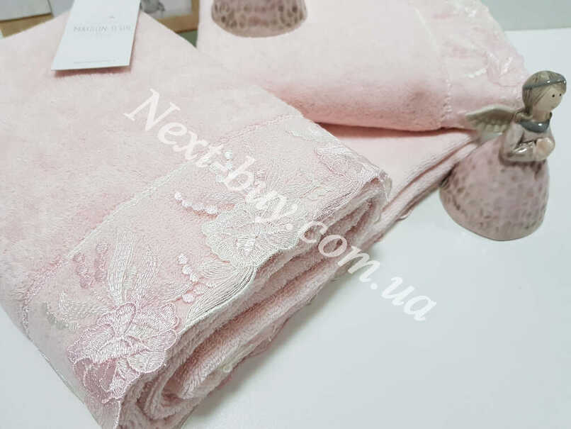 Набір бамбукових рушників Maison D'or Gloria 2шт рожевий