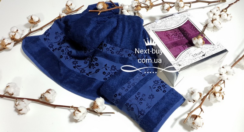 Комплект полотенец DNZ garden бамбук - лицо + баня Турция  nt-q43