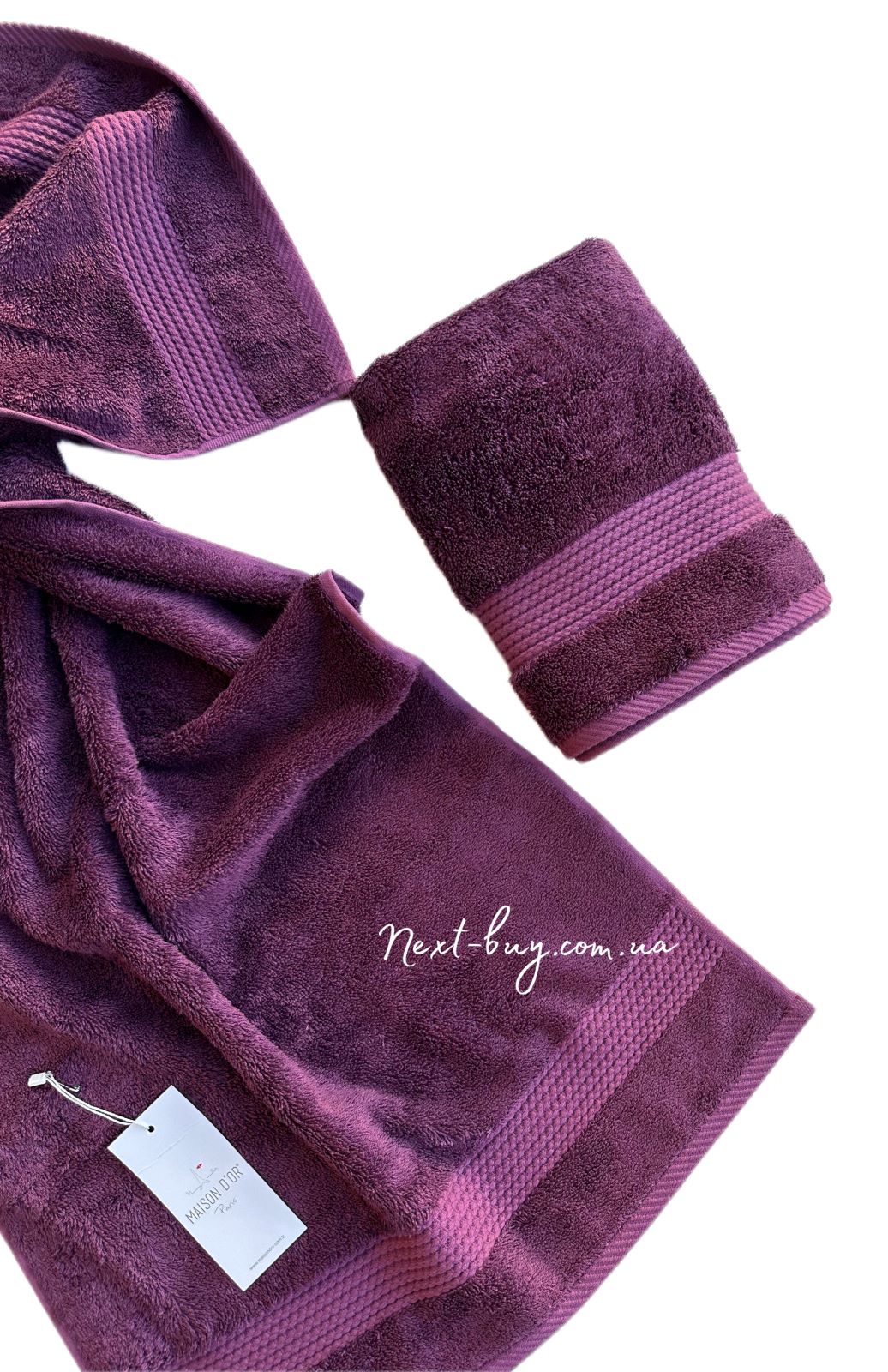 Maison D'or Amadeus бамбуковий рушник 85х150см Plum