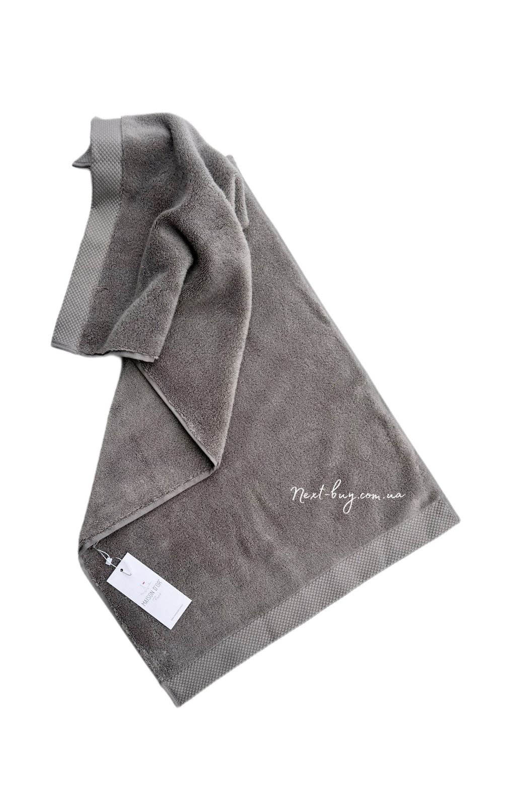 Maison D'or Artemis бавовняний банний рушник 85х150см grey