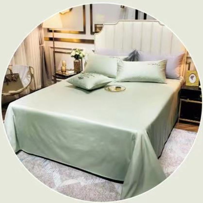 Постільна білизна тенсел Crown Matcha Green евро 200х220