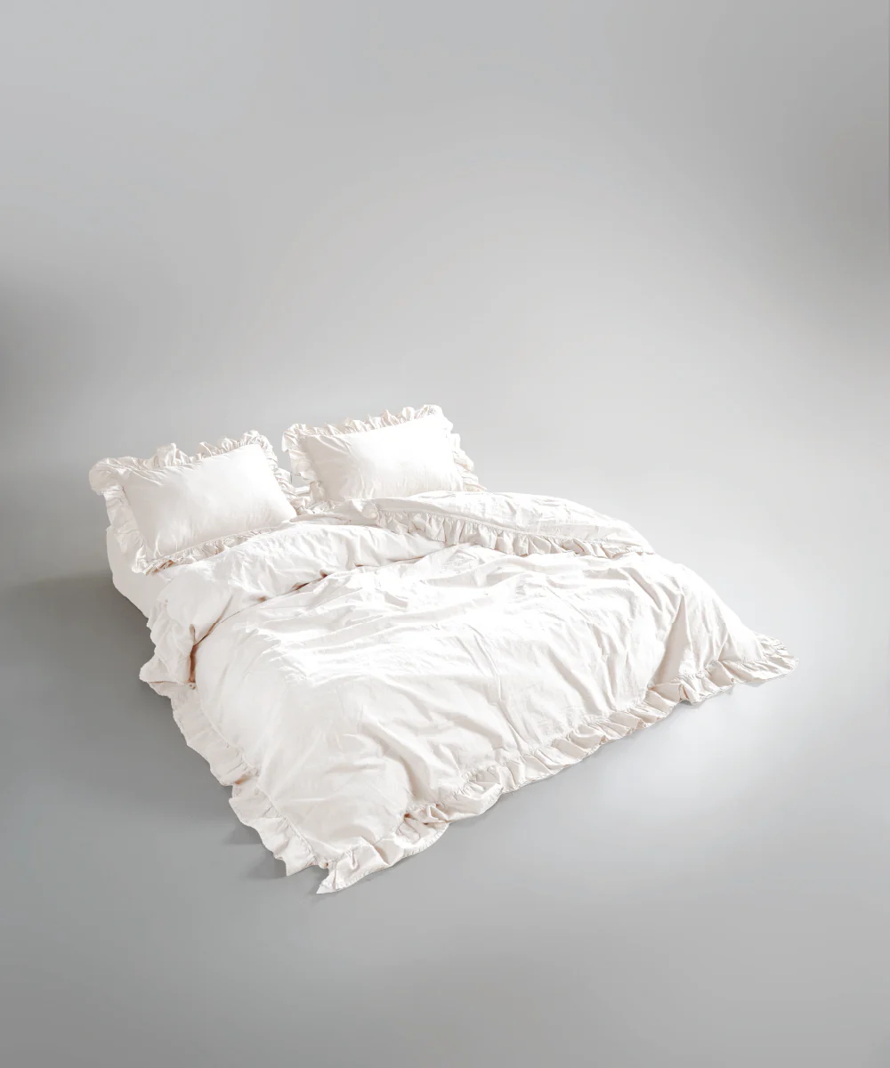 Сімейна ексклюзивна постільна білизна Limasso Exclusive  Snow White  160х220 (2шт) з вареної бавовни